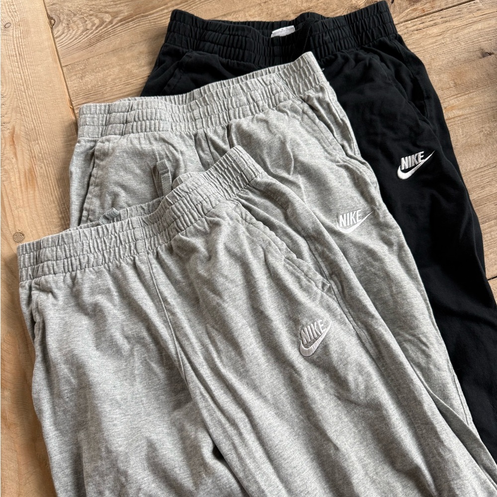 Bundle of Nike Kids Joggers - Black and Gray